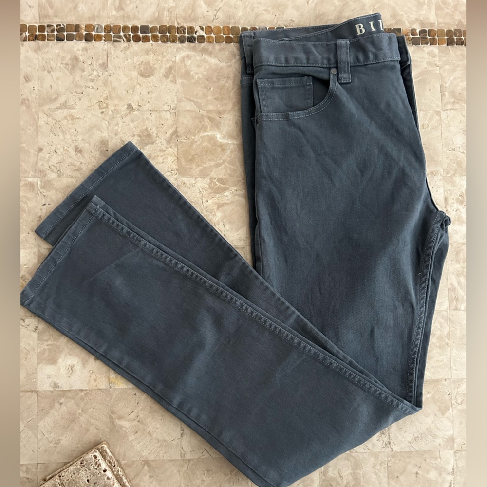 Billabong Mens‎ Slim Outsider Denim Stretch Jeans Color Gray Size 32